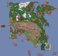 A labeled version shows the POIs taken from various titles (Image via Reddit/ArtieKnightYT64)